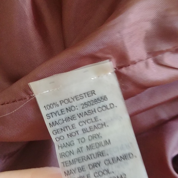 "BIANCA NYGARD" SIZE 12P DRESS, 100% Polyester with zipper on left side - Picture 8 of 9